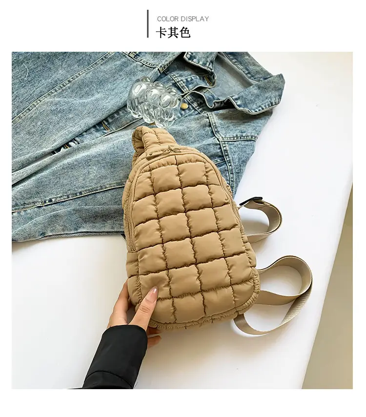 Blue Plaid Crossbody Bag for Women — feature 21