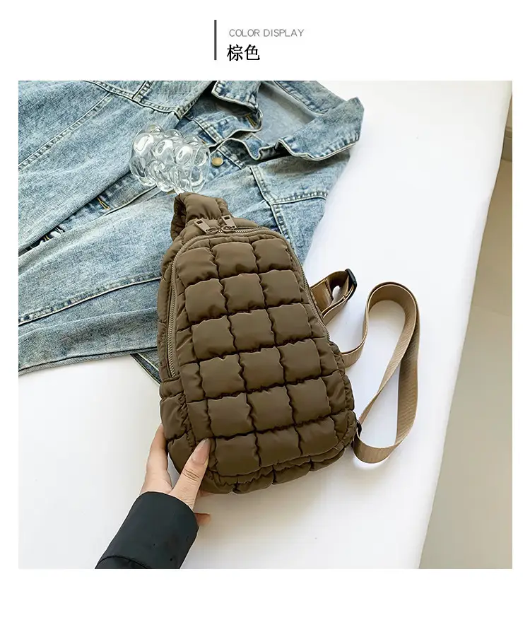 Blue Plaid Crossbody Bag for Women — feature 22