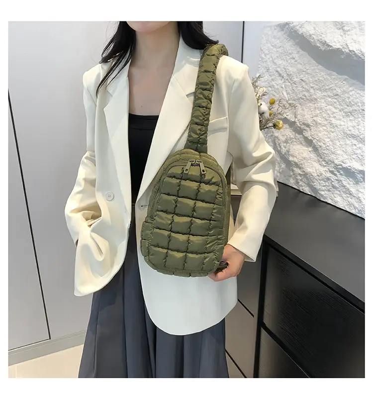 Blue Plaid Crossbody Bag for Women — feature 24