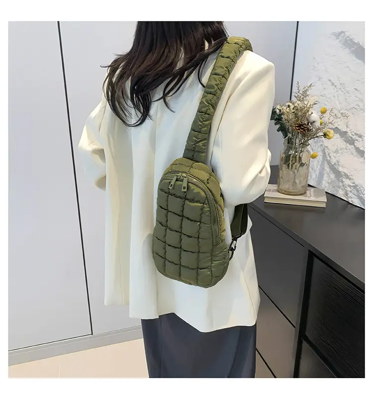 Blue Plaid Crossbody Bag for Women — feature 25