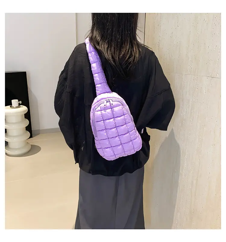 Blue Plaid Crossbody Bag for Women — feature 33