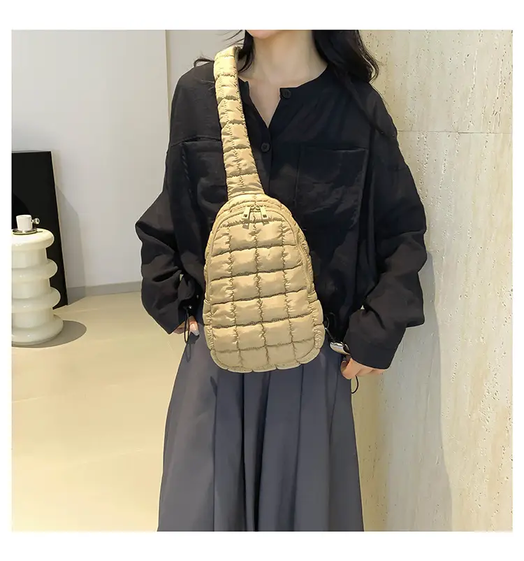 Blue Plaid Crossbody Bag for Women — feature 34