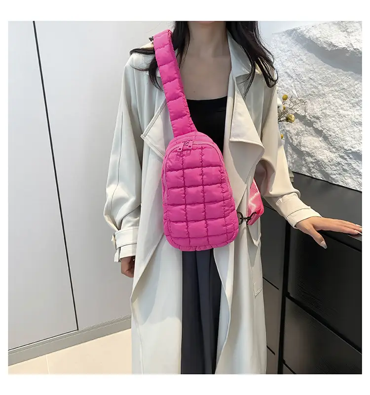 Blue Plaid Crossbody Bag for Women — feature 40