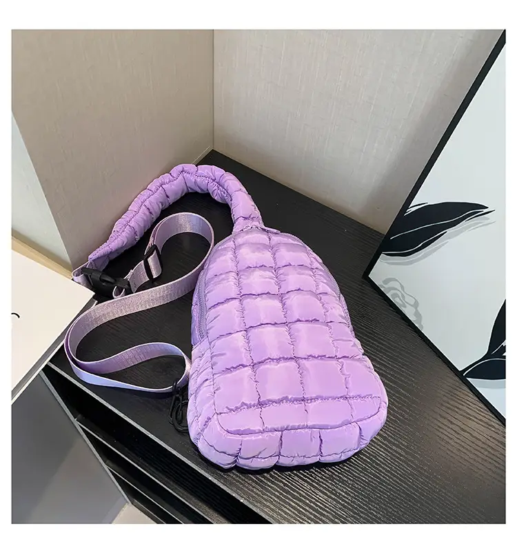Blue Plaid Crossbody Bag for Women — feature 42