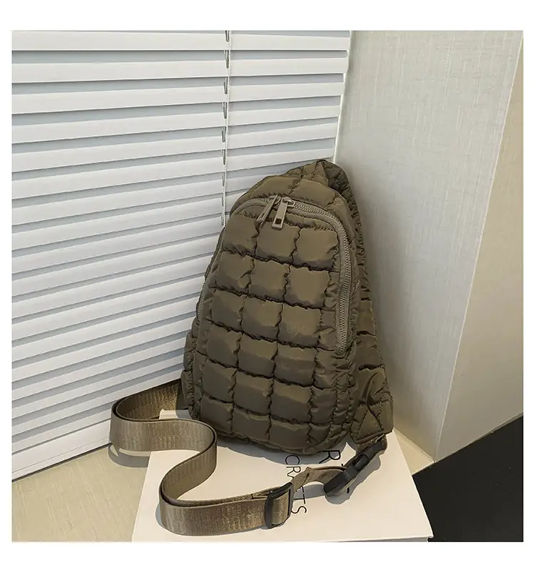 Blue Plaid Crossbody Bag for Women — feature 43