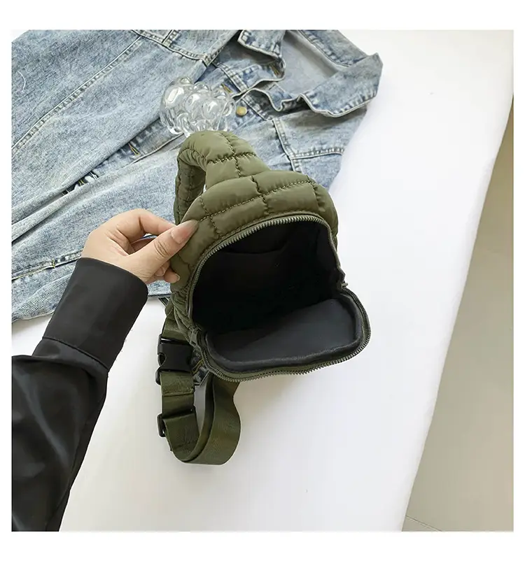 Blue Plaid Crossbody Bag for Women — feature 48