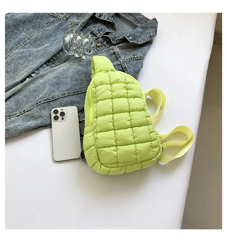 Blue Plaid Crossbody Bag for Women — feature 49
