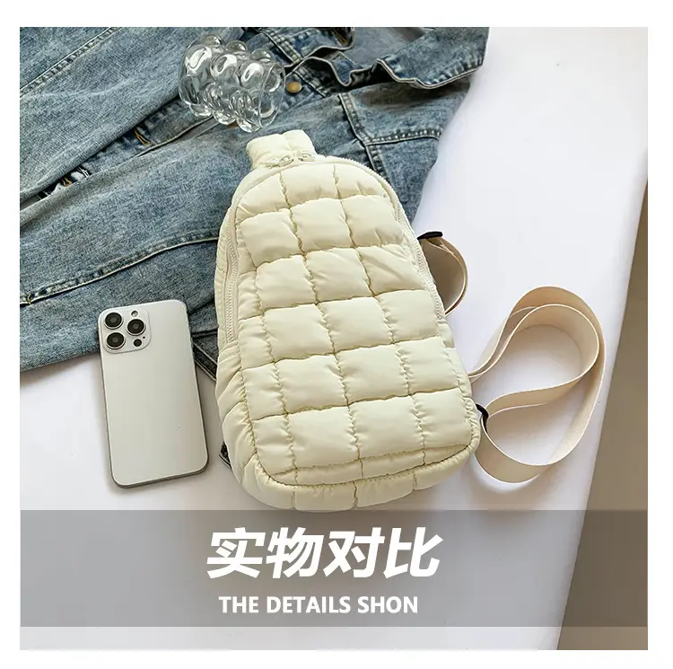 Blue Plaid Crossbody Bag for Women — feature 8
