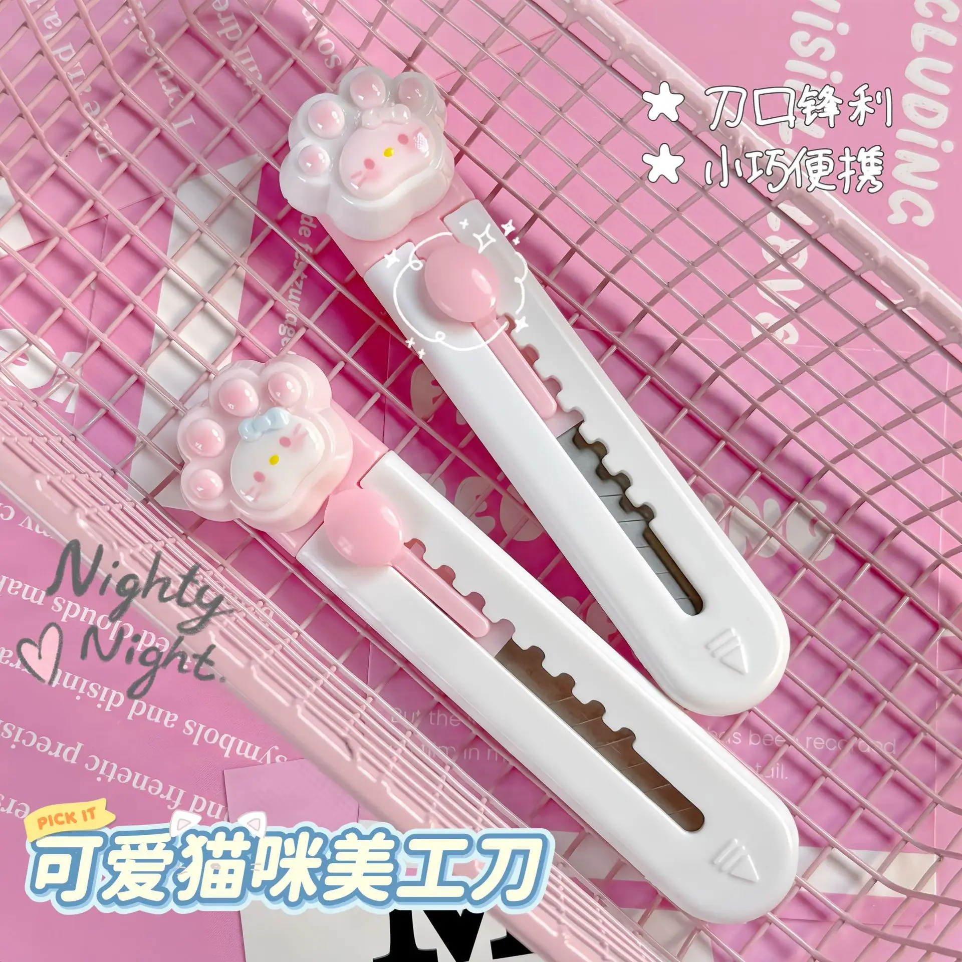 Cute Cat Design Opening Envelope Knife for Students - Image 6