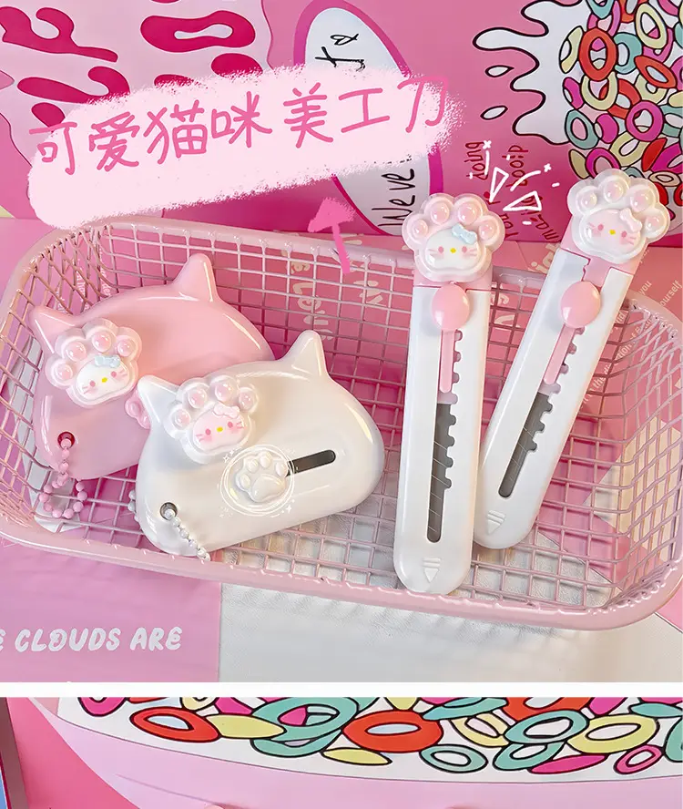 Cute Cat Design Opening Envelope Knife for Students — feature 4