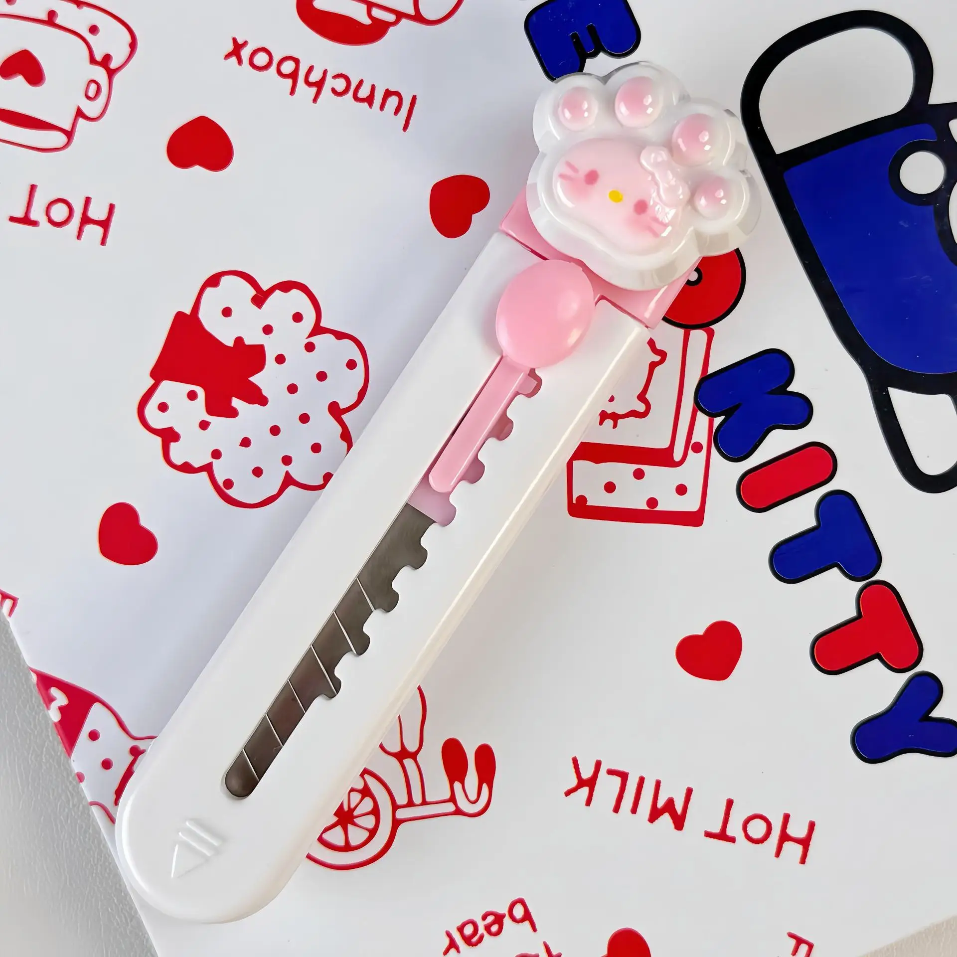 Cute Cat Design Opening Envelope Knife for Students - Image 2