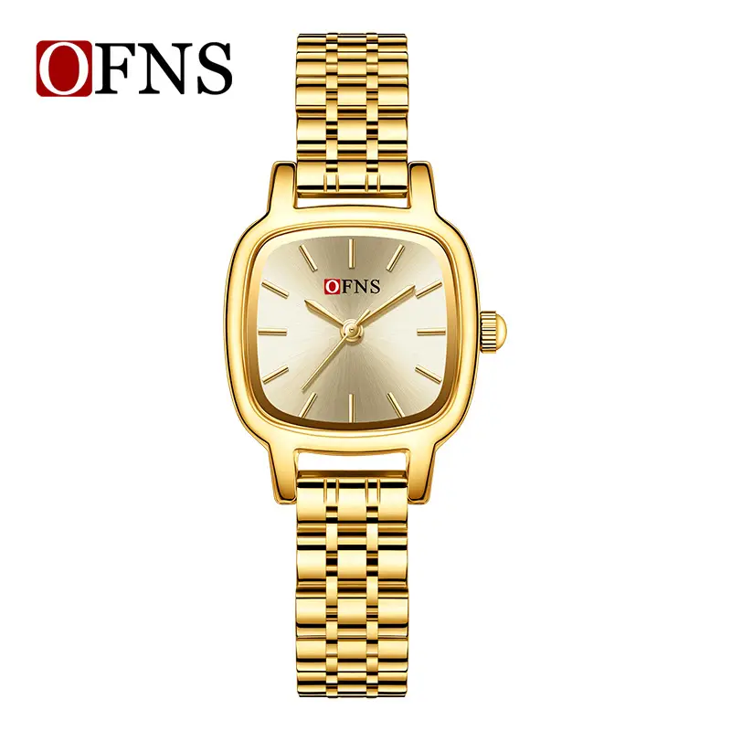 O'FNS Gold Square Quartz Women's Watch - Image 16