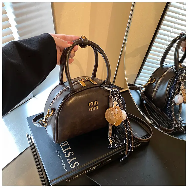 Women's Retro Shoulder Crossbody Bag Brown 2024 — feature 22