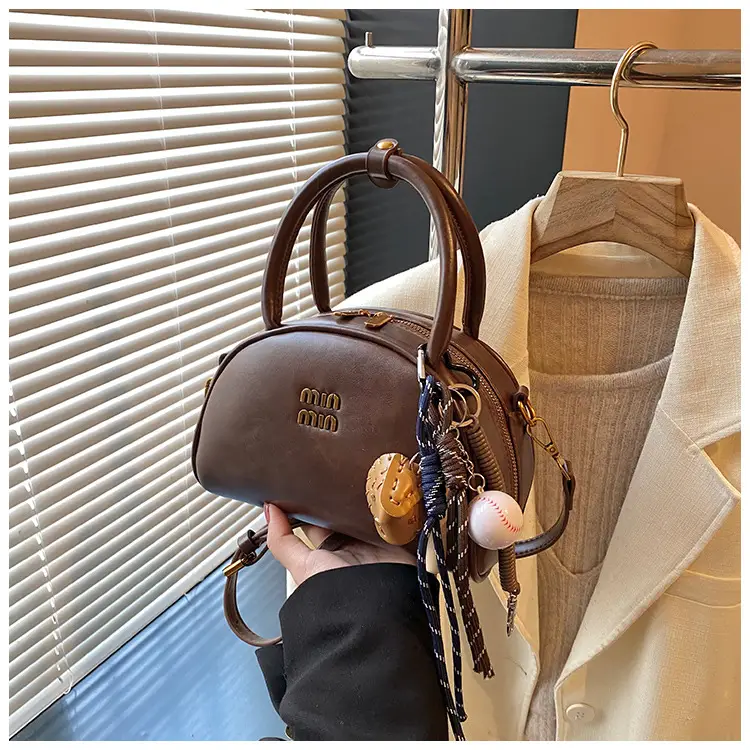 Women's Retro Shoulder Crossbody Bag Brown 2024 — feature 26