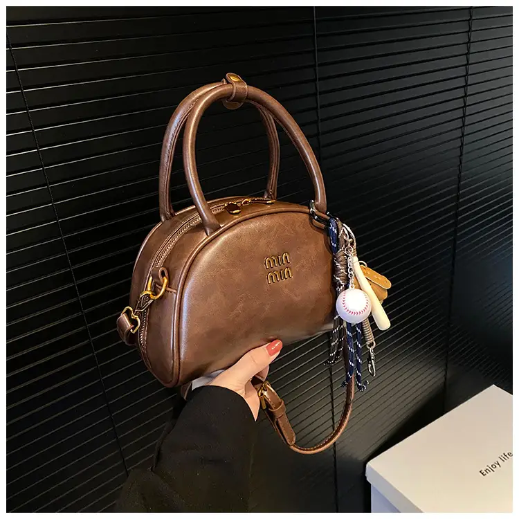 Women's Retro Shoulder Crossbody Bag Brown 2024 — feature 27