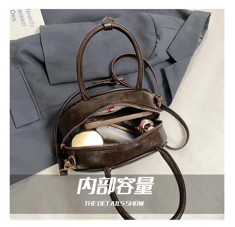 Women's Retro Shoulder Crossbody Bag Brown 2024 — feature 3