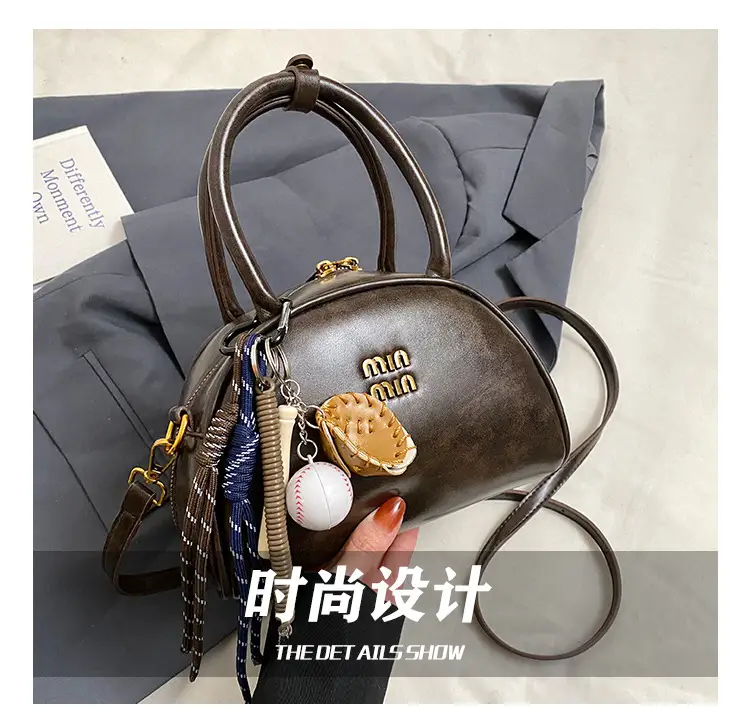 Women's Retro Shoulder Crossbody Bag Brown 2024 — feature 5