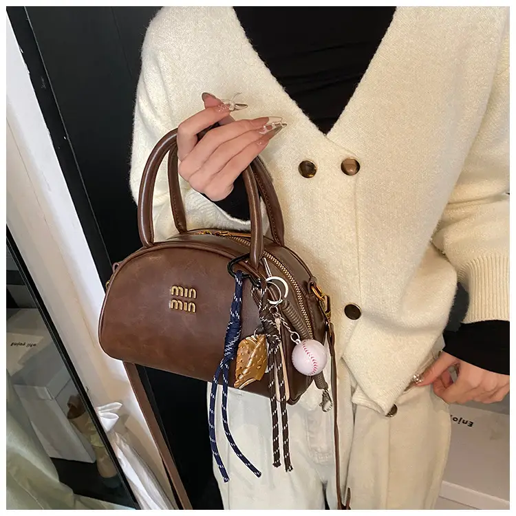 Women's Retro Shoulder Crossbody Bag Brown 2024 — feature 8