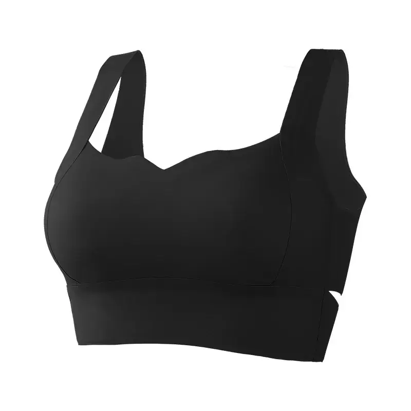 Black Crossback Bra No Mark Skin Friendly