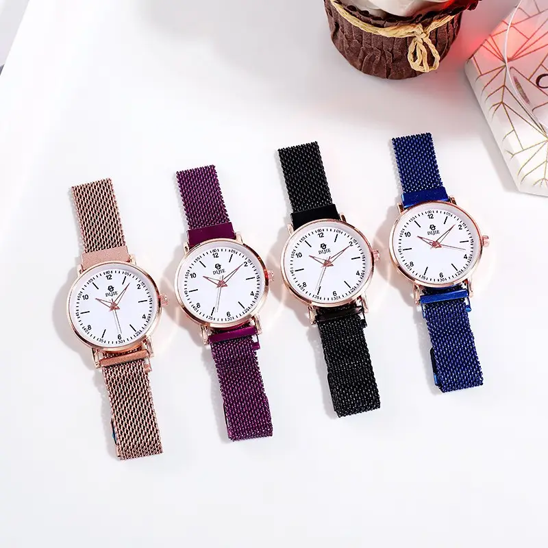 Casual, Light and Luxurious Quartz Series, Niche Whitening, Fashionable Women's Magnet, Trendyy Bestie Gift, Forest Wrist Watch — feature 14