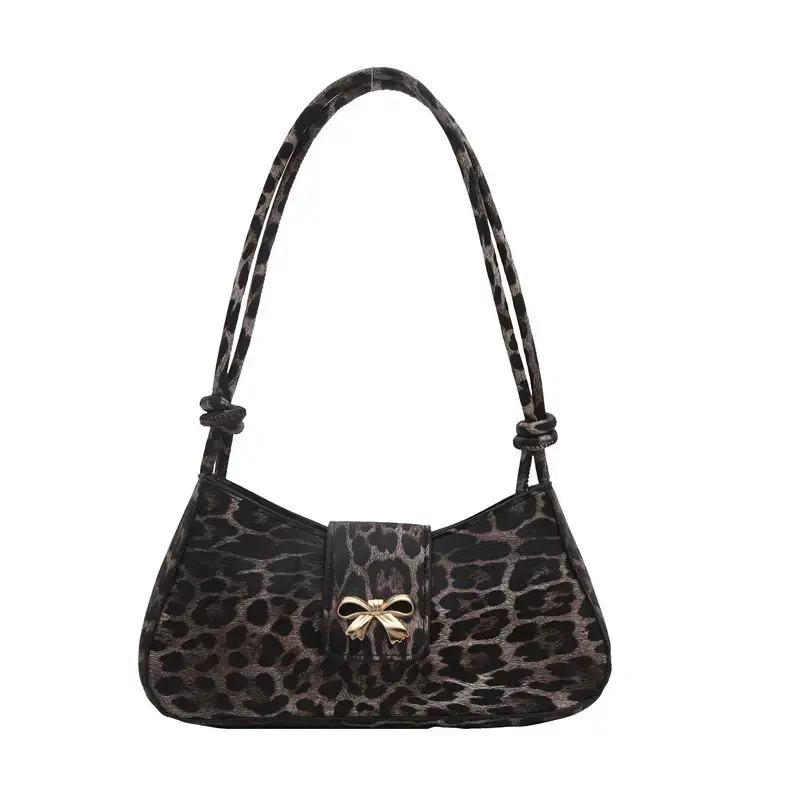 Leopard Print Women's Crossbody Bag 2024 Winter