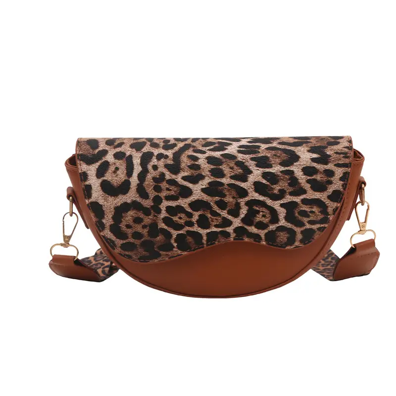 Leopard Print Shoulder Crossbody Bag for Women