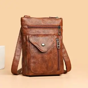 Black Crossbody Phone Bag with Shoulder Strap — feature 12