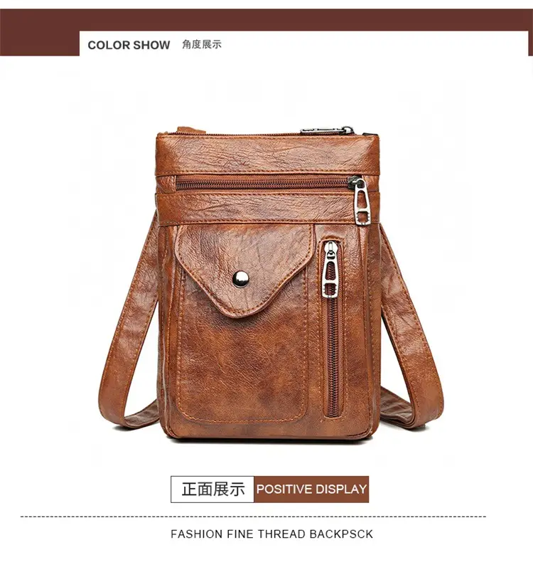 Black Crossbody Phone Bag with Shoulder Strap — feature 13