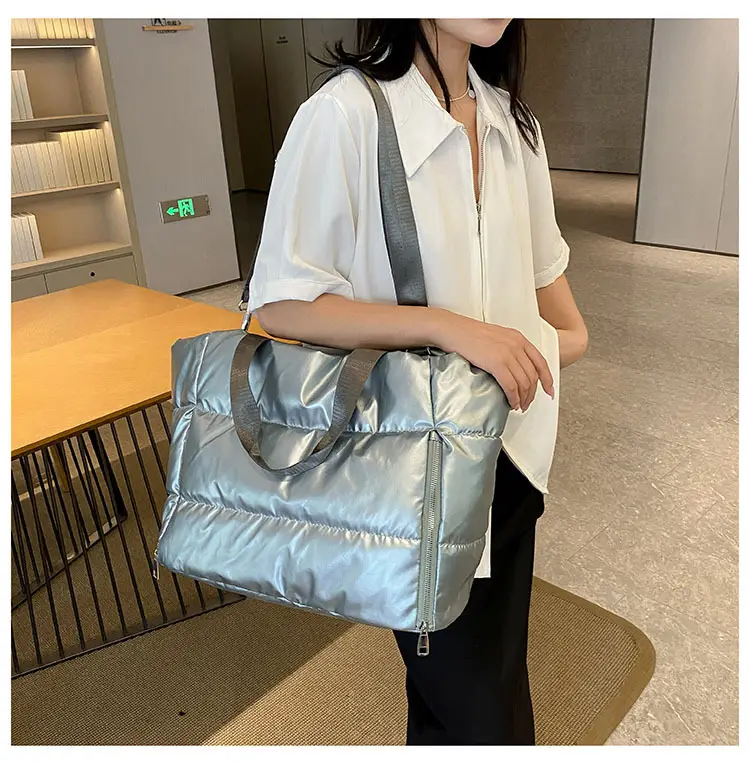 Silver Crossbody Bag for Women Travel Handbag — feature 12