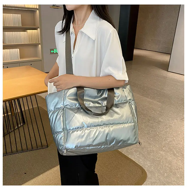 Silver Crossbody Bag for Women Travel Handbag — feature 13