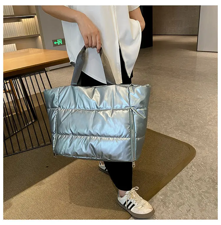 Silver Crossbody Bag for Women Travel Handbag — feature 17