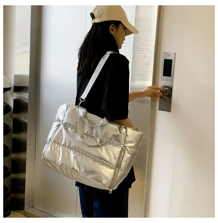 Silver Crossbody Bag for Women Travel Handbag — feature 35