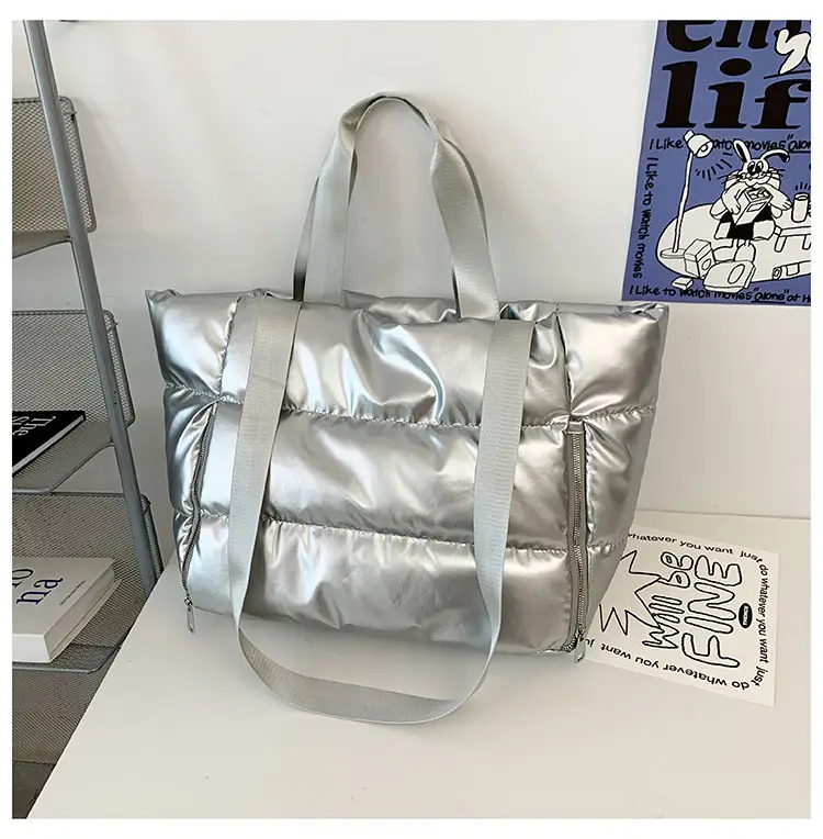 Silver Crossbody Bag for Women Travel Handbag — feature 40