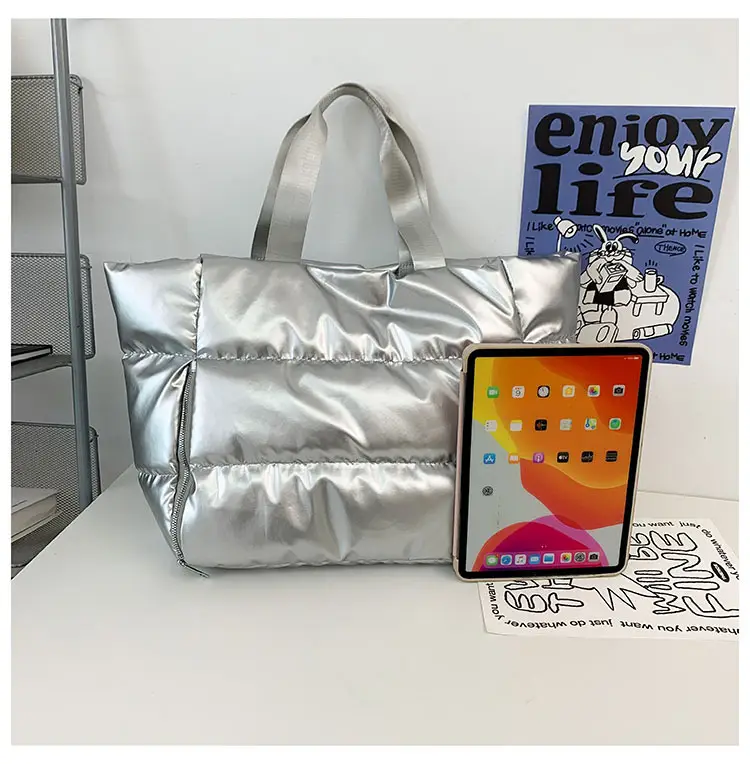 Silver Crossbody Bag for Women Travel Handbag — feature 46