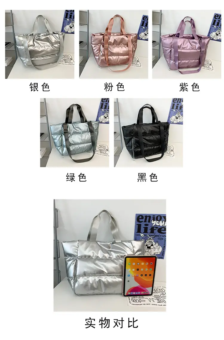 Silver Crossbody Bag for Women Travel Handbag — feature 5