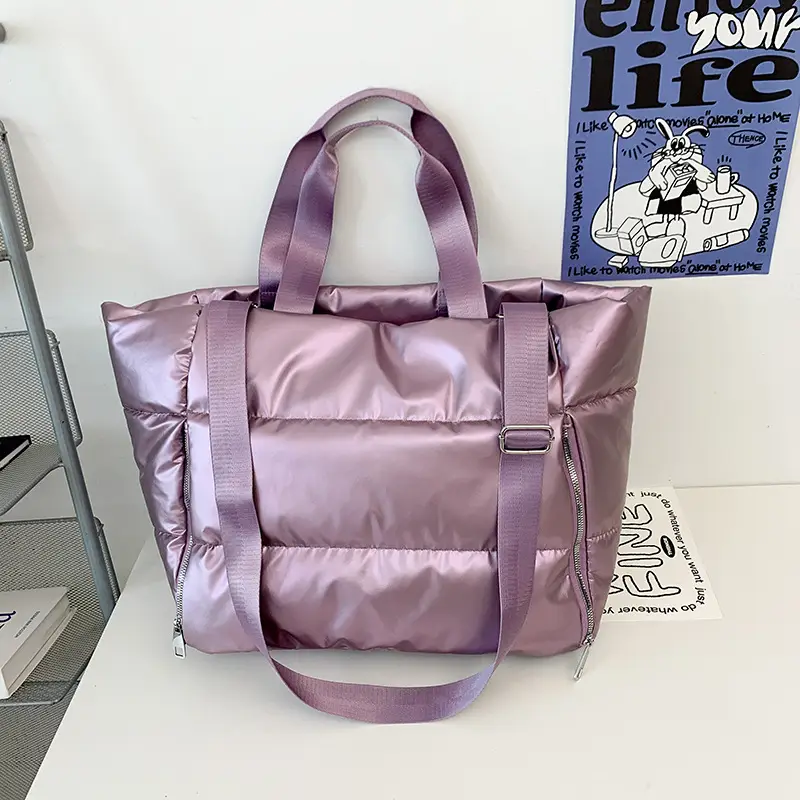 Silver Crossbody Bag for Women Travel Handbag - Image 3