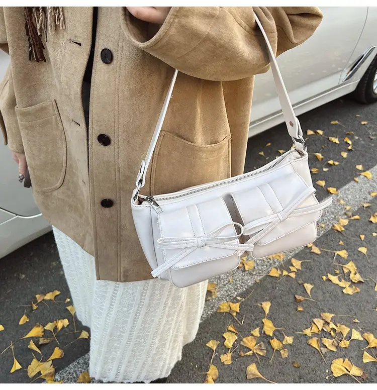 Women's Brown Bow Shoulder Crossbody Bag 2024 — feature 21