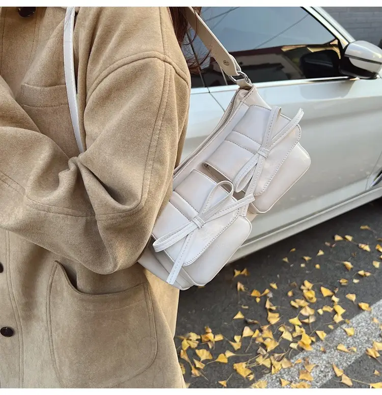 Women's Brown Bow Shoulder Crossbody Bag 2024 — feature 22