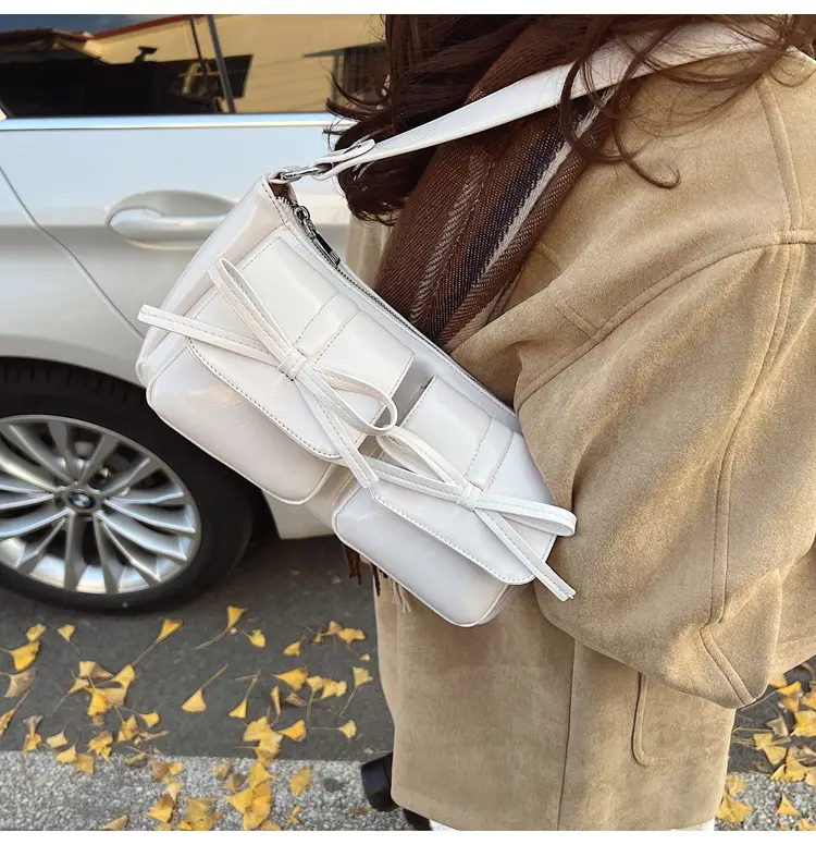 Women's Brown Bow Shoulder Crossbody Bag 2024 — feature 23