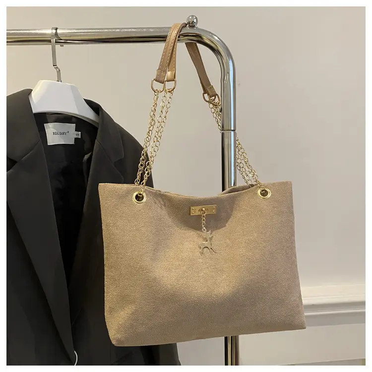 Women Matte Leather Shoulder Bag Brown 2026 — feature 19