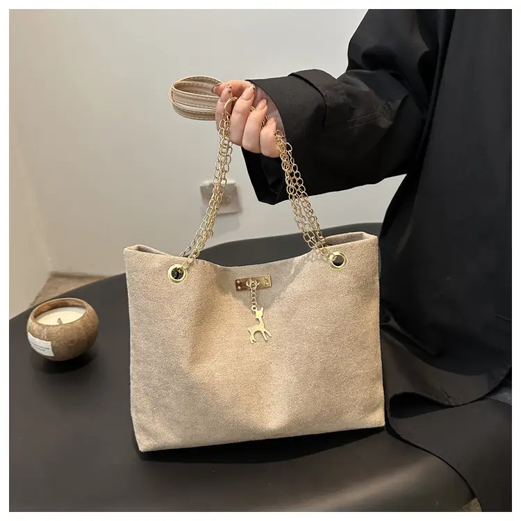 Women Matte Leather Shoulder Bag Brown 2026 — feature 23