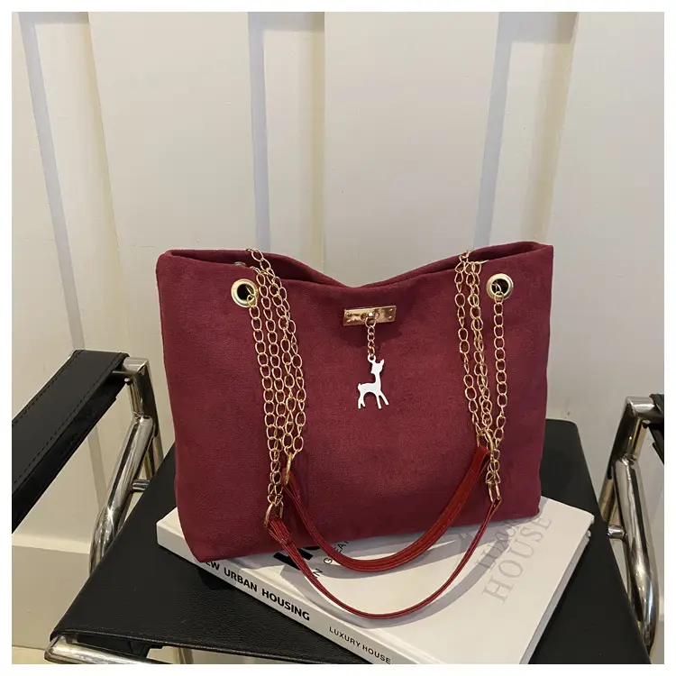 Women Matte Leather Shoulder Bag Brown 2026 — feature 9