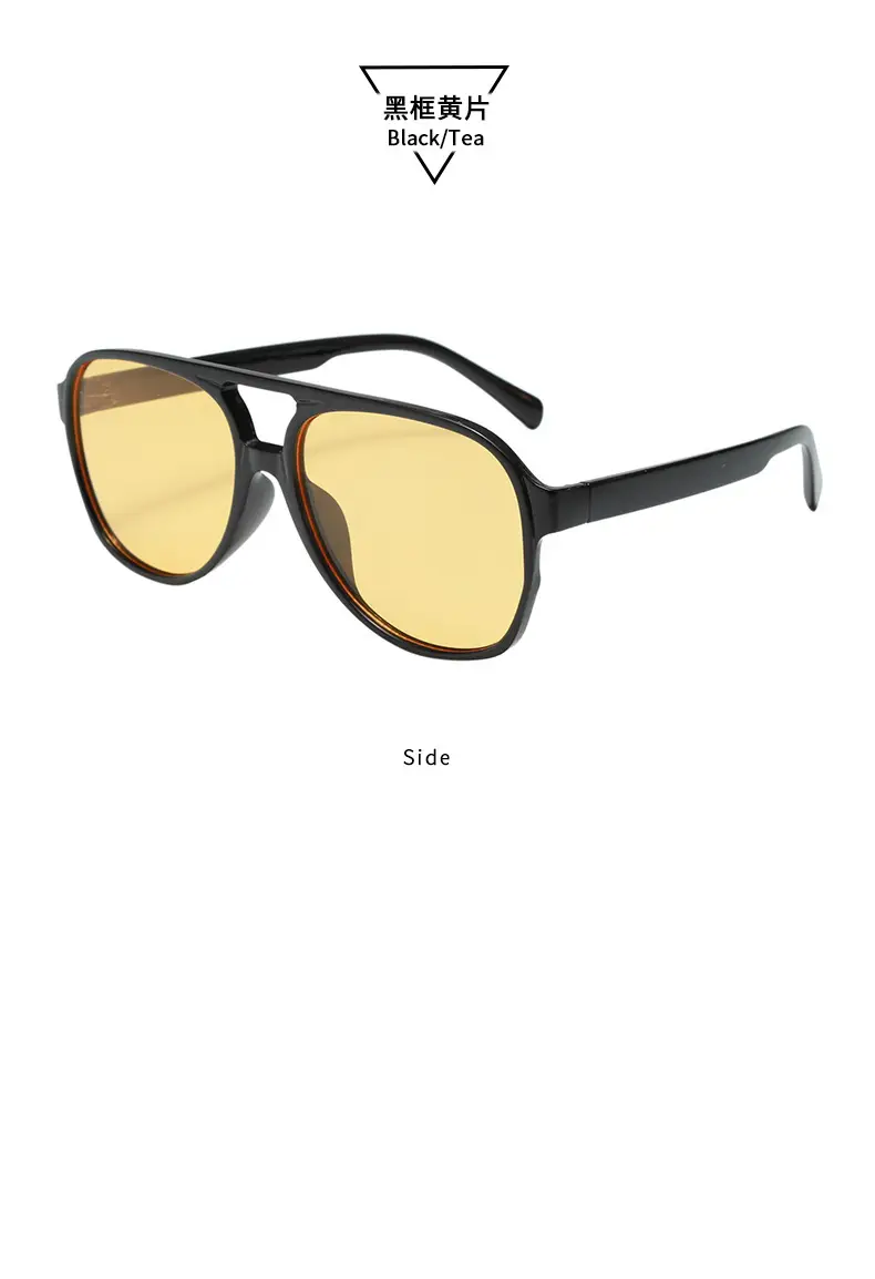 Aviator Sunglasses Women's Anti-UV Leopard Print Large Frame — feature 13