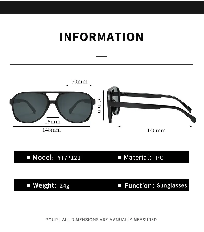 Aviator Sunglasses Women's Anti-UV Leopard Print Large Frame — feature 9
