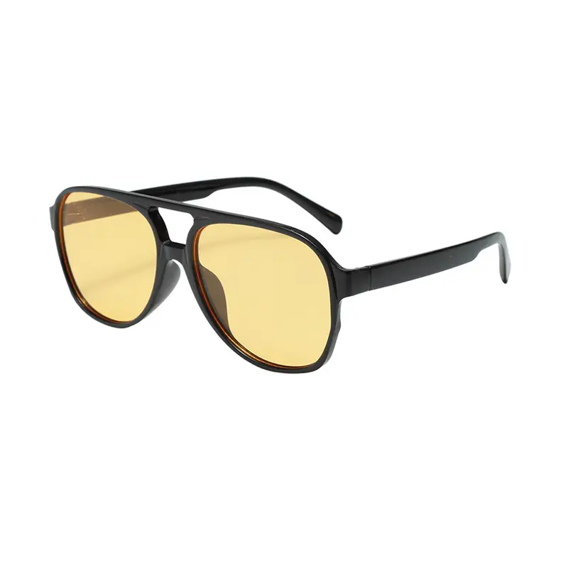 Aviator Sunglasses Women's Anti-UV Leopard Print Large Frame - Image 3