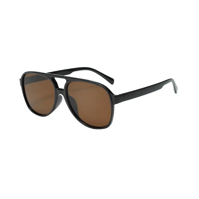 Aviator Sunglasses Women's Anti-UV Leopard Print Large Frame - Image 5