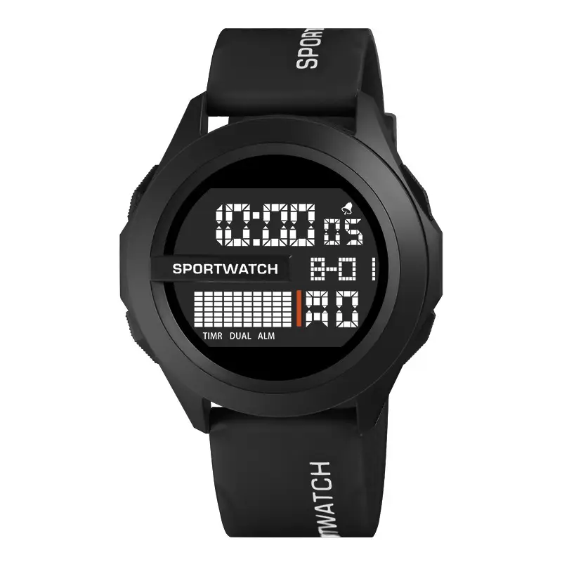 Men's Blue Digital Sportwatch with Water Resistant Strap - Image 12
