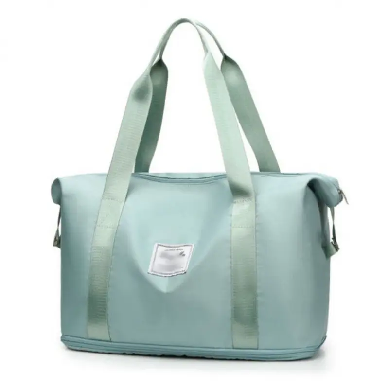 Women's Blue Travel Bag Large Capacity Portable Storage Bag - Image 3