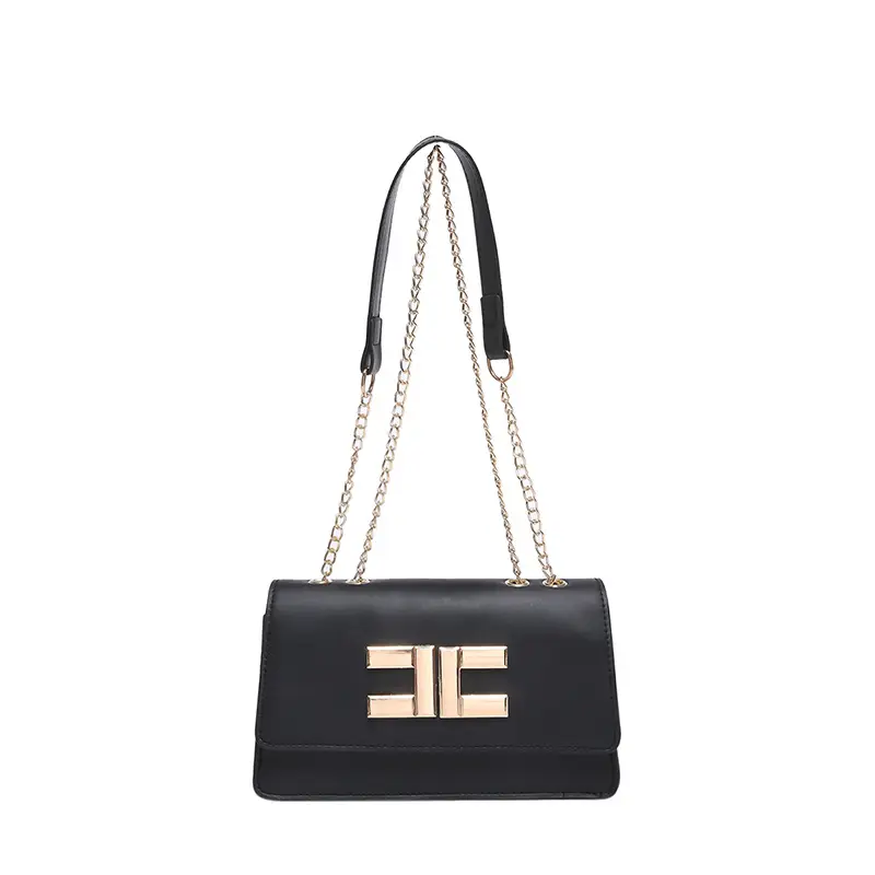 White Leather Chain Shoulder Bag for Women 2024 - Image 10
