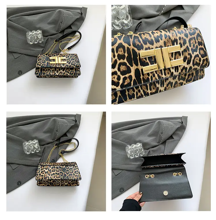 White Leather Chain Shoulder Bag for Women 2024 — feature 10